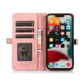 thumbnail image 4 of Allytech for iPhone 12/12 Pro Case with Crossbody Strap, Zipper Pocket Hand Strap Lanyard Wallet Purse Case with Card Holder Folding Stand PU Leather Cover for iPhone 12 Pro/12 6.1" 2020, Rosegold, 4 of 6