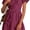 Wine Red, variant on Wrongduck Women's Hollow Out Lace Dress 2026 Summer V Neck Mini Dress Short Sleeve A Line Vacation Party Outfit