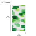 thumbnail image 3 of Bath Towel Single-Sided Printed Highly Absorbent Soft Quick Towel for Bathroom Spa Gym & Sports Watercolor Green, 3 of 5