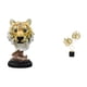 thumbnail image 1 of Escultura de cabeza de tigre para mesa. Figura de cabeza de animal. Estatua de hoja. Material de resina. Imagen realista. Ideal para regalar. Decoraci, 1 of 8