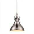 thumbnail image 2 of Globe Electric 2 in 1 Plug in or Hardwire Brushed Nickel Metallic 1 lights Pendant Light, 2 of 9