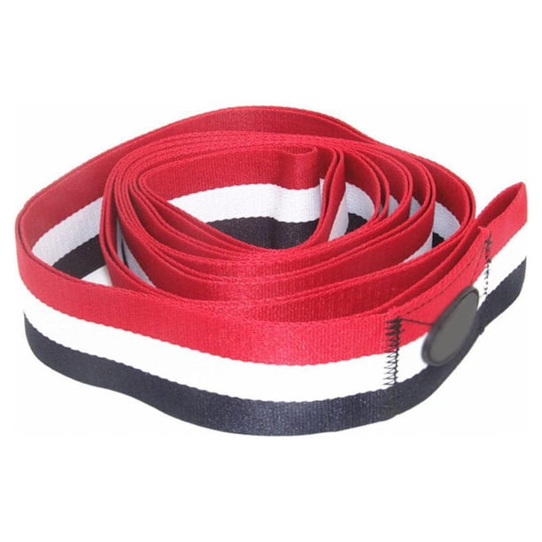 Toystoory Cinturones de entrenamiento de patinaje sobre ruedas de velocidad, cuerda de tracción curva roja, cuerdas eficientes, accesorios patinar