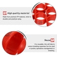 thumbnail image 3 of unbranded 100Pcs Red Poultry Leg Bands with Number Marks Reusable Plastic Chicken Foot Rings, 3 of 6