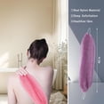 thumbnail image 2 of 2 Pack African Net Sponge, Extra Long African Net Sponge Authentic, Exfoliating Body Scrubber Back Scrubber for Shower, Body Care Bath Sponge Great for Women Use (Purple&Pink), 2 of 3