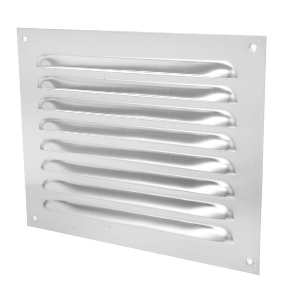 MOVTOTOP Square Vent Cover Grille Louvered Air Return Grille Stainless Steel Air Vent Grille Cover