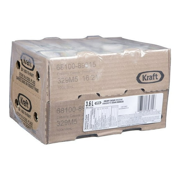 Kraft Creamy Caesar Dressing, Portion | 18ML/Unit, 200 Units/Case