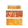 thumbnail image 3 of Metallic Harvest Leaf Wired Ribbon Bundle | Rust Multi | 3 Rolls/30 Yards Total, 3 of 4