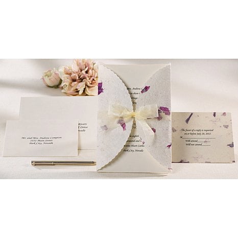 Wilton Print Your Own Invitations Kit Pressed Floral Lavender 50 Ct 1008 173 Walmart Com Walmart Com