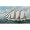 thumbnail image 2 of Antonio Jacobsen 24x15 Gold Ornate Framed and Double Matted Museum Art Print Titled - Three Masted Schooner ‘Andrew C. Pierce’ (1905), 2 of 4
