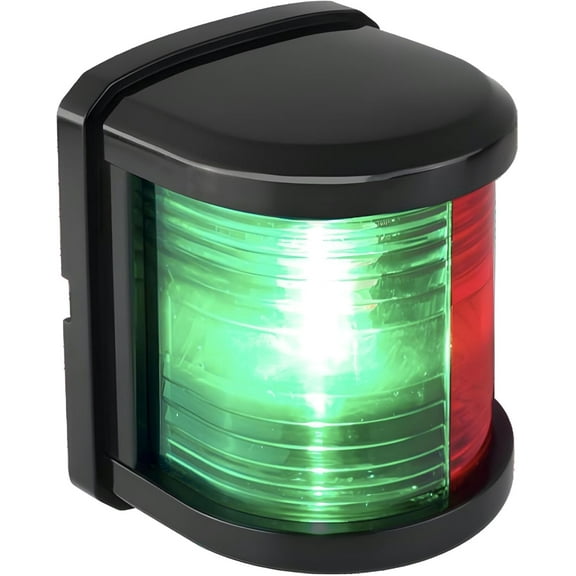 SEAFLO 11 Series LED Bi-Color Red/Green Navigation Light – 12V, 1W, IP67 Waterproof, 2NM Visibility, High-Brightness, Impact-Resistant for Boats Under 65 ft (20m) – 4-Year Warranty (Bi-Color)