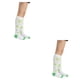 thumbnail image 2 of Qarigey 1 par de calcetines a rayas hasta la rodilla con arcoíris, medias elásticas, estrella de cinco puntas estrella de cinco puntas 2piezas Qarigey CBP288686, 2 of 6