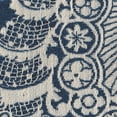 thumbnail image 4 of Signature Design by Ashley Honnally Modern Medallion Pattern Accent Chair, Blue & Ivory, 4 of 8