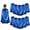 Royal Blue, variant on Toptie 10 Pack Satin Superhero Capes, Halloween Festival Event Costumes And Dress Up For Kids & Adults-Red-27 1/2" H x 23 1/2" W