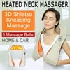Electronic Infrared Heat Kneading Massager Shoulder Neck Relax Pain Relief with 8 Rotating Heads