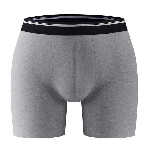 Briefs for Men Mens Fallow Ventilate Cotton Underwear Solid Color Open Boxers