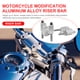 thumbnail image 3 of Elevador de manillar de motocicleta Soporte de barra 7/8 pulgadas 22 mm Abrazadera de mango Universal 30 mm para Suzuki LT500R LT250 LT80, 3 of 7