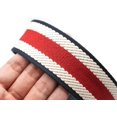 thumbnail image 6 of CRAFTME STUDIO Cotton Webbing Strap, Spiral Pattern Heavy Webbing for Bags, Sewing & Crafts (1.5 Inches x 5 Yards, Navy-Red-Ivory), 6 of 6