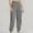 Gray, variant on ChaoHeng Women's Utility Cargo Joggers High-Waist Drawstring Ankle Military Work Pants,Gray S