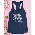 thumbnail image 3 of Mother's Day White  Racerback Tank Women -Image by Shutterstock, Female x-Small, 3 of 4