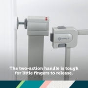 Safety 1st Pressure Mounted Baby Gates for Doorways, SecureTech® No-Drill, With Door, 29-38, Gray