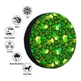 thumbnail image 4 of Haiem Spare Tire Cover , Wheel Cover with leaves and glasses of bee printed, Camper Spare Tire Cover Fit for Jeep Wrangler Rv SUV Truck Travel Trailer-17 inch, 4 of 6
