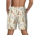 thumbnail image 4 of Goofa Happy Easter Printed Men's Swim Trunks Board Shorts Quick Dry Mens Swimming Trunks with Compression Liner,Breathable Fit Hawaii Beach Shorts-XX-Large, 4 of 9
