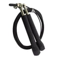 thumbnail image 1 of becaristey Speed Skipping Wire Rope Indoor Outdoor Jumping Rope Weight Loss Exercise Home Gym Workout Tool, Black, 1 of 6