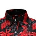 thumbnail image 4 of Cardigan Décontracté à Manches Courtes pour Hommes, Col Rabattu, T-shirt, Blouse, 4 of 4