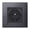 EU Socket, variant on 1/2/3/4 Gang 1/2 Way On / Off Rocker Key Wall Light Switch With Blue Backlight Socket Black Aluminum Metal Panel ,Easy to Installation