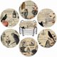 thumbnail image 1 of wonima02 6Pcs Halloween Coasters with Holder Vintage Owl Crow Skull Ceramic Drink Coasters Absorbent Cup Mat for Home Kitchen Party Table Protection, 1 of 1