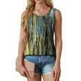 thumbnail image 4 of Fantaslook Womens Tank Tops Dressy Casual Sleeveless Blouses Crew Neck Pleated Tunic Shirts Summer Tops, 4 of 9