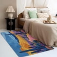 thumbnail image 3 of Cactus Rug for Living Room - 4x5 Rug - Cactus Rug - Tropical Plant Western Desert Area Rug - Cacti Rugs - Arizona Carpet, 3 of 7