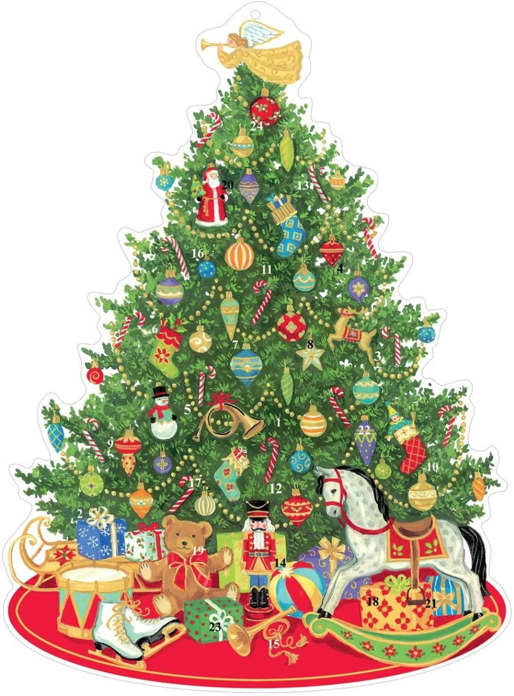 CASPARI 3 Dimensional Pop-Up Santa's Train Christmas Advent Calendar