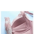 thumbnail image 7 of Penkiiy Women Bras Women Fashion Plus Size Bra Intimates Comfortable Breathable Underwear Pink Bras, 7 of 7