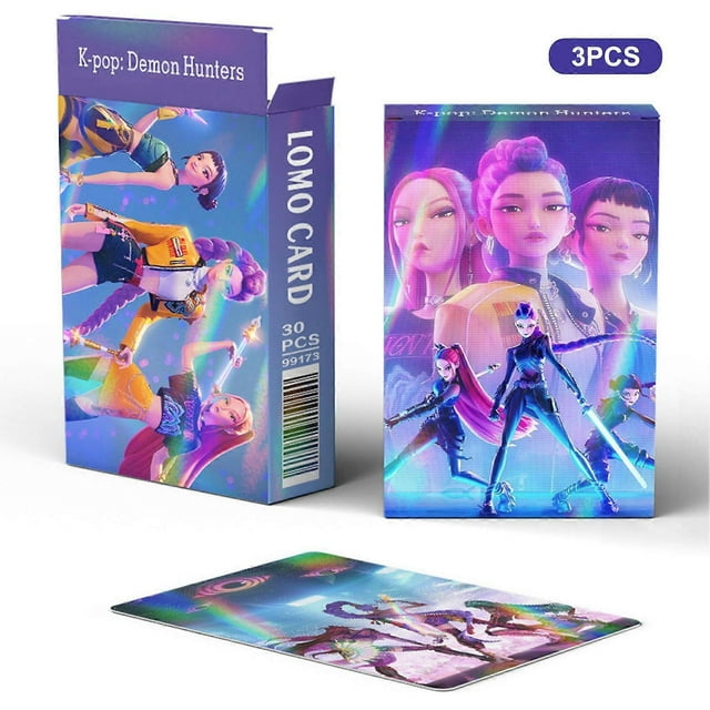 Kpop Demon Hunters Lomo Cards Saja Boys Huntrix K-pop Group Rumi Mira Zoey Jinun Photo Cards Birthday Gift for Fans Teens