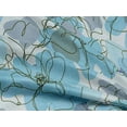thumbnail image 5 of oneOone Rayon Light Blue Fabric Abstract Line Drawing Floral Sewing Craft Projects Fabric Prints By Yard 56 Inch Wide, 5 of 5