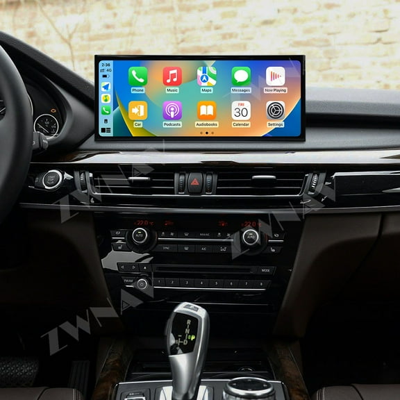 ZWNAV 15.8 inch Android 14 Car Radio for BMW X5/X6 F15 2014-2018 Wirless Carplay GPS Navigation Screen Upgrade Multimedia（NBT system）