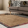 thumbnail image 3 of Jaipur Art And Craft Braided Reversible Carpet for Livingroom, Office Jute Area Rug (2x8 Sq ft), 3 of 7