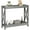 Gray, variant on WDZS Console Table 39.4”, 2-Tier Narrow Sofa Side Table with Storage Shelf, Entrance Table for Hallway/Foyer/Living Room/Corridor/Office,Brown