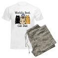 thumbnail image 6 of CafePress - Catproworldbestdadcp Pajamas - Men's Light Loose Fit Cotton Pajama Set, 6 of 7