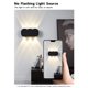 thumbnail image 5 of Lámpara de pared LED 6w Luz de pared de aluminio Ip65 Lámpara impermeable para interiores y exteriores Frosted Up Down Lights para sala de estar Dormitorio Jardín Pasillo 2800-3200k. Afortunado Sencillez, 5 of 5