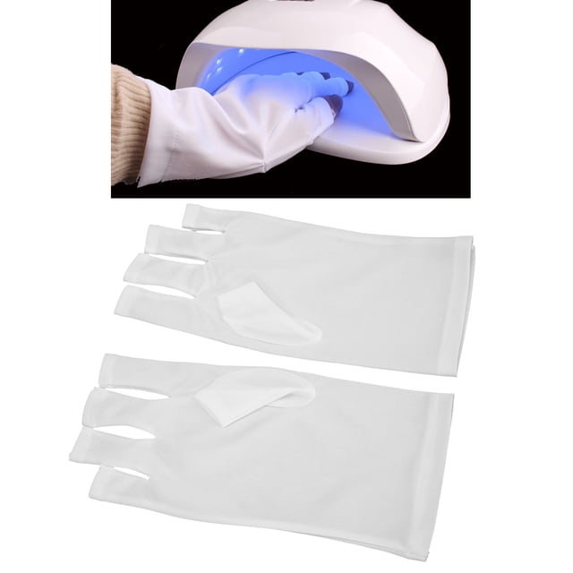 Guante de protección UV para manicura 1 par AntiUV LED Nail Art ANGGREK Otros