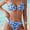 FF860BL, variant on Women's Sexy Halter Bikini Set Triangle Top String Swimwear Two Piece Swimsuits Cheeky Bathing Suit