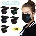 thumbnail image 2 of Dsscvnef 50PC Adult'S Butterfly Printed Mask Disposable Protective Face, 2 of 5
