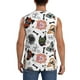 thumbnail image 4 of Fotbe Hip Hop Dog Men's Camiseta sin Mangas Estampada para Hombres, Playera Casual para Gimnasio, Entrenamiento, Playa-3X-Large, 4 of 7