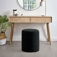 thumbnail image 4 of Modern Round Ottoman, Multifunctional Vanity Stool, Footstool Extra Seating for Living Room, Bedroom, Makeup Room, 4 of 4