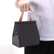 thumbnail image 4 of Bolsa de almuerzo Unique Bargains con cintas mágicas, bolsa de almuerzo reutilizable e insulated, contenedor de almuerzo a prueba de fugas, negro, 4 of 6