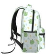 thumbnail image 3 of Pofeuu Kawaii Frogs Print Backpack for Men and Women - Basic Bookbag Casual Daypack Backpacks for College Work Travel-One Size, 3 of 5