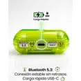 thumbnail image 3 of Audífonos Bluetooth 5.3 Inalámbricos Deportivos Carga Rápida Verdes, 3 of 6