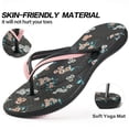 thumbnail image 4 of Ecetana Women's Flip Flops Non-Slip Bathroom Shower Shoes Summer Beach Thong Sandals for Women, 4 of 9